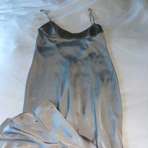 Zara XS satin dress. New with tags, in new condition never worn.
